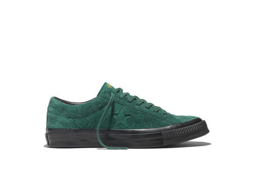 Sneakers 'Hunter green' de Converse y Stüssy