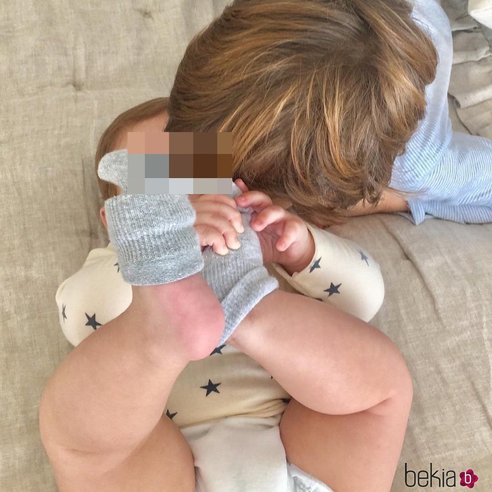 La tierna foto de Martín y Lucas Casillas