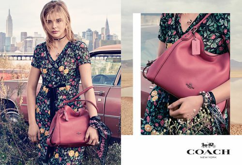 Chloë Grace Moretz como imagen de Coach para primavera/verano 2017