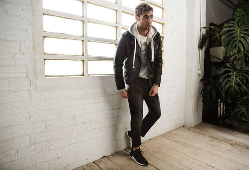 Chaqueta de cuero de Stradivarius colección masculina invierno 2017
