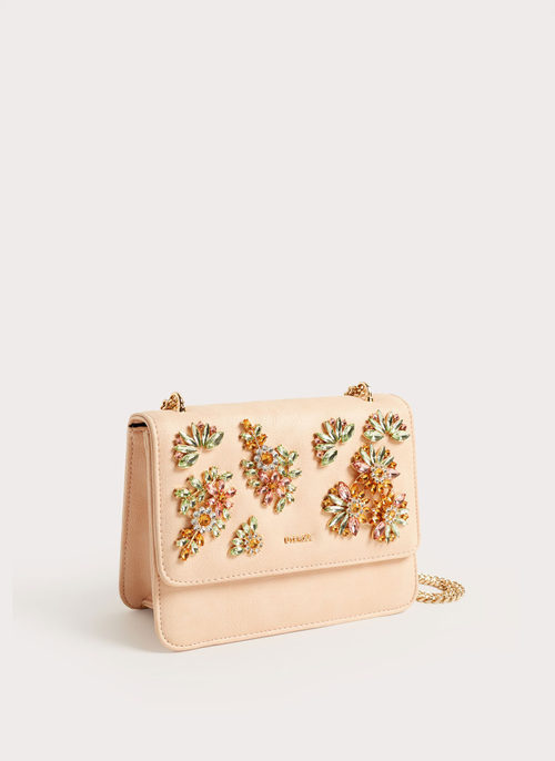 Bolso nude con flores de Uterqüe primavera/verano 2017
