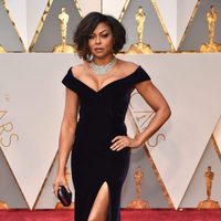 Taraji P. Henson en la alfombra roja de los Premios Oscar 2017