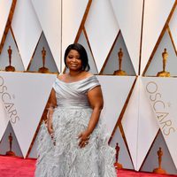Octavia Spencer en la alfombra roja de los Premios Oscar 2017