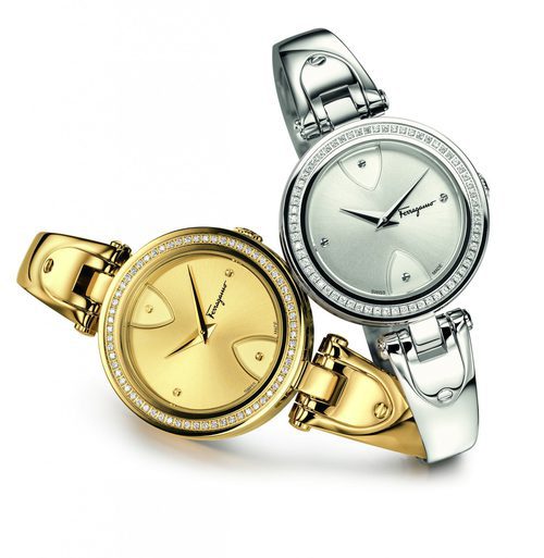 Relojes metalizados de Salvatore Ferragamo en su colección 'Gilio'