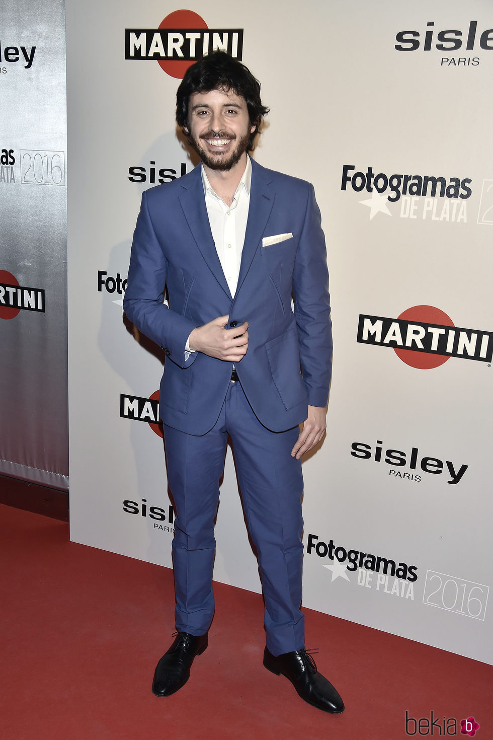 Javier Pereira en la alfombra roja de los Premios Fotogramas de Plata 2016