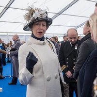 La Princesa Ana en la inauguración de un Memorial en recuerdo a los caídos en las guerras de Irak y Afganistán