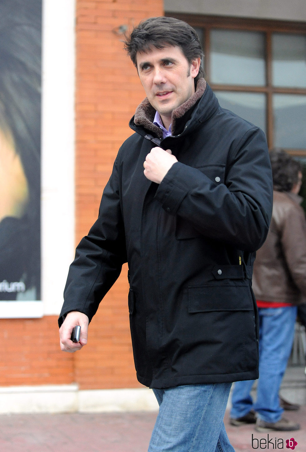 Liborio García paseando por Madrid