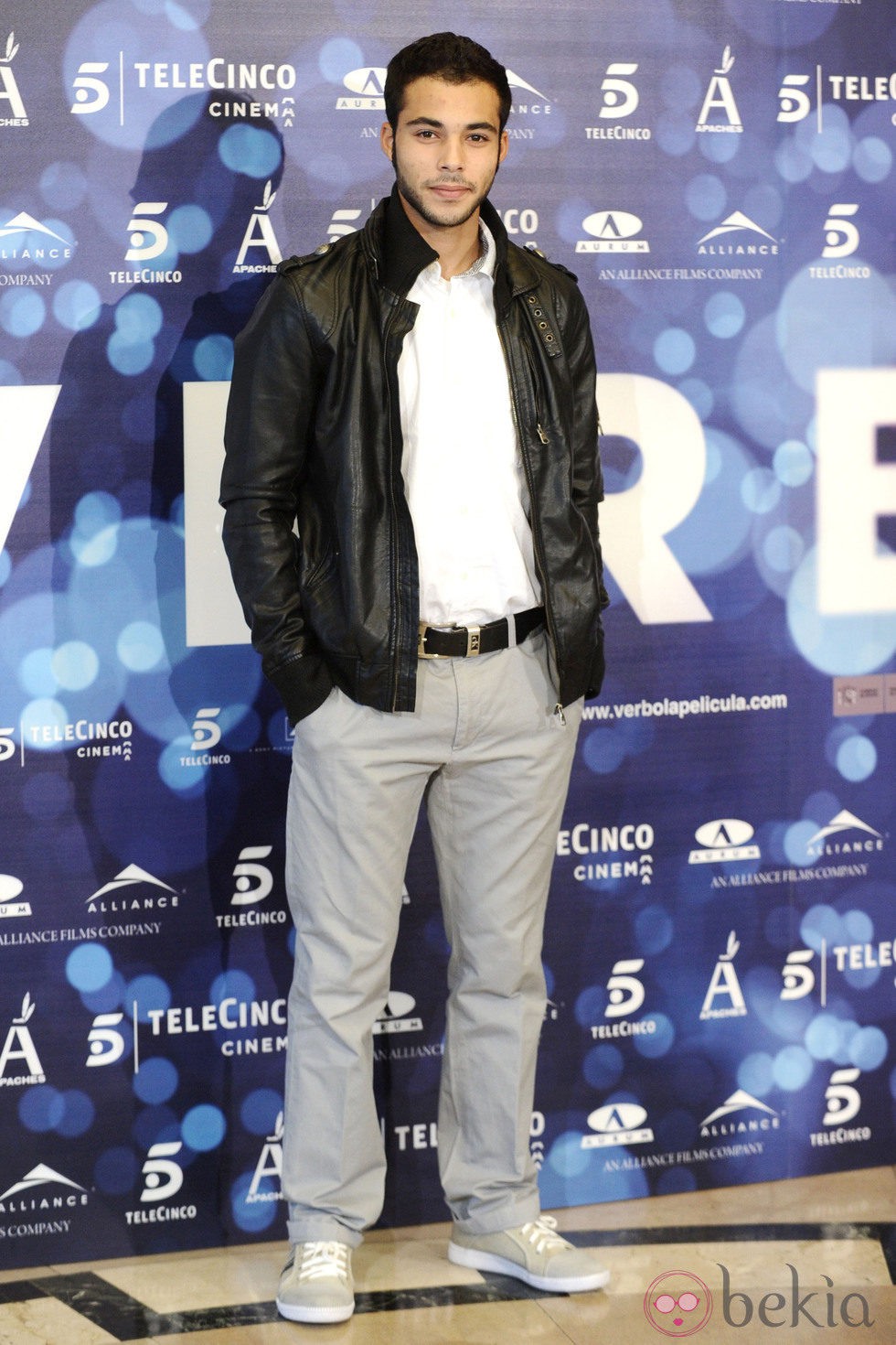 Nasser Saleh en la presentación de 'Verbo'