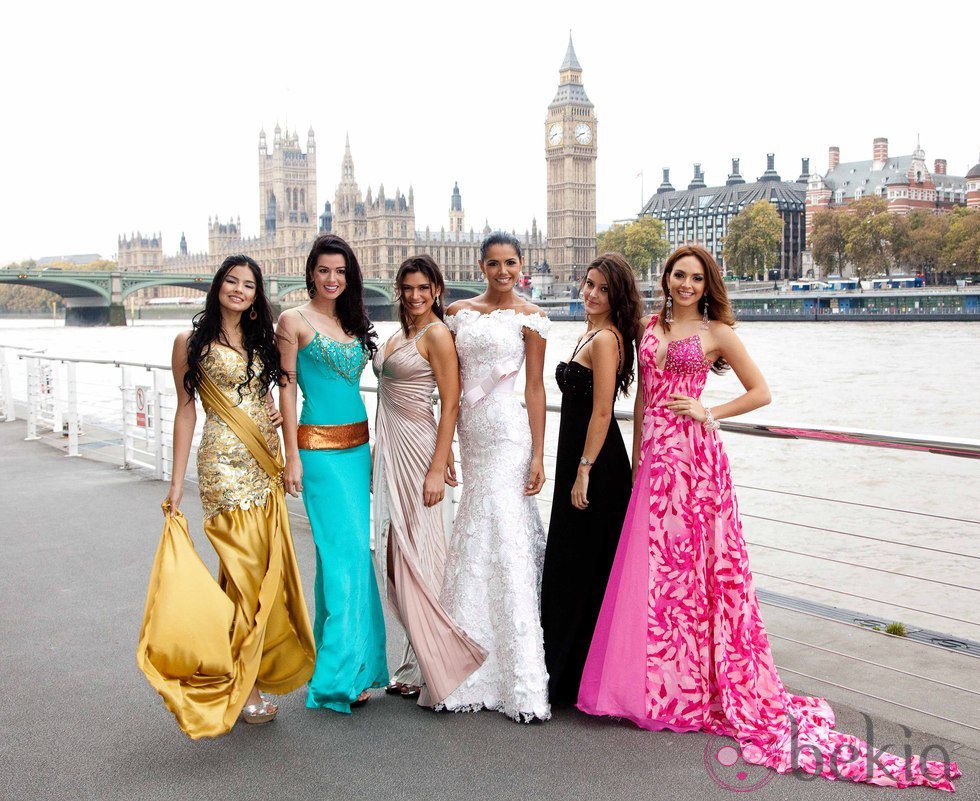 Las candidatas de Argentina, Brasil, Chile, Venezuela y Colombia a Miss Mundo 2011
