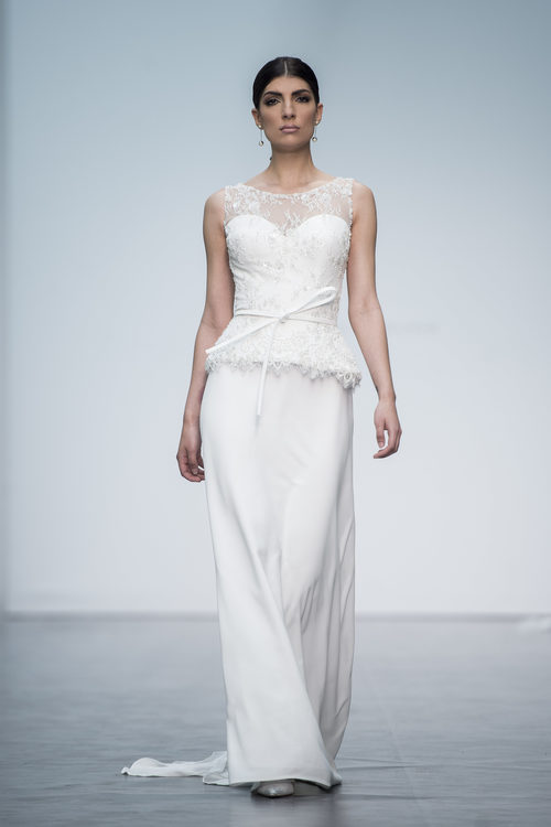 Vestido dos piezas de Hannibal Laguna en la Madrid Bridal Week 2017