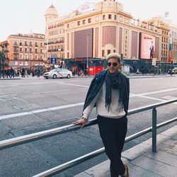 Aldo Palmieri se divierte en su visita a España