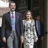 Los Reyes Felipe y Letizia en la entrega del Premio Cervantes 2016