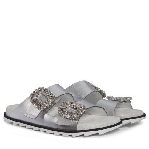 Sandalias metalizadas 'Slidi Viv' primavera/verano 2017 de Roger Vivier