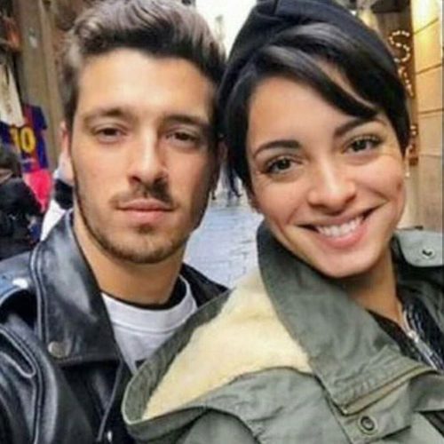 Alex Consejo y Paula Bolatti confirmando su relación