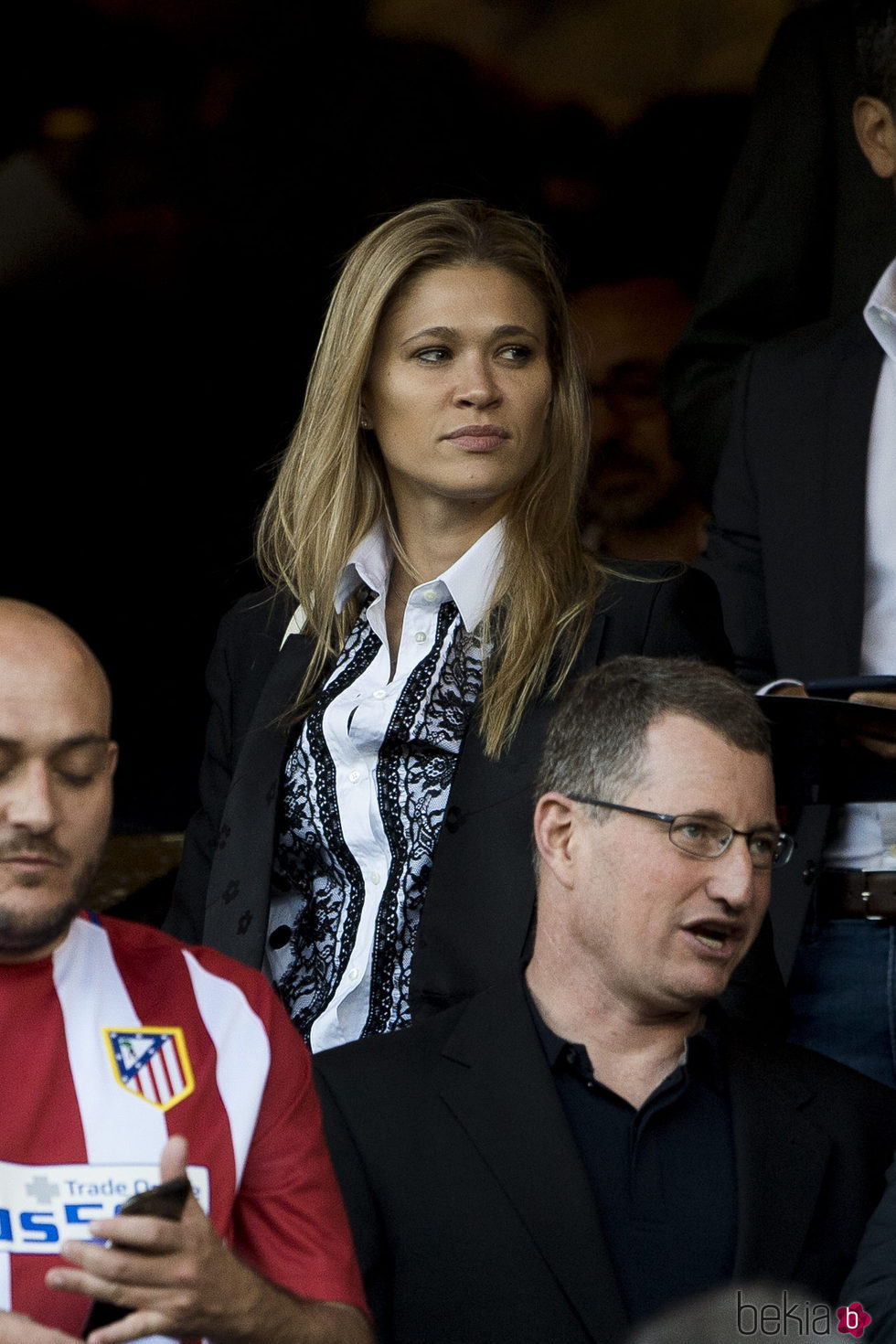 Carla Pereyra en un partido de la Champions