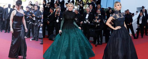 Juliette Binoche, Hofit Golan y Victoria Bonya en la clausura del Festival de Cannes