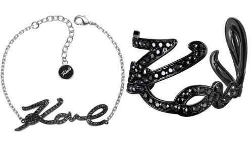 Piezas de la colección de Karl Lagerfeld para Swarovski.