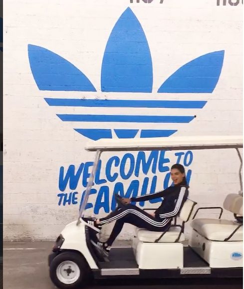 Kendall Jenner como imagen de Adidas