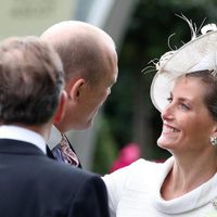 La Condesa de Wessex y Mike Tindall en Ascot 2017