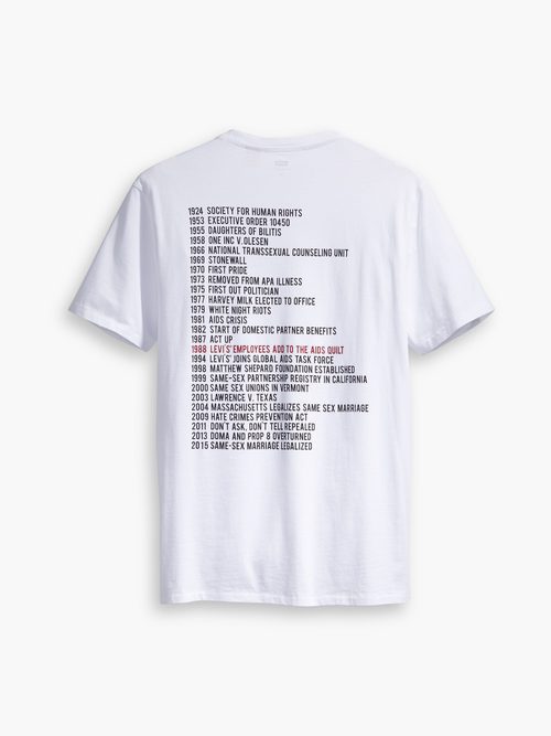 Camiseta blanca de Levi's Pride Collection 2017