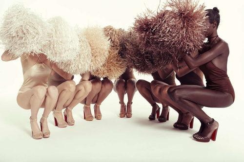 Colección nude de sandalias de Christian Louboutin 2017