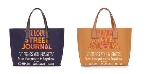 Bolsos Shopper de la colección ' Street Journal' de Loewe 2017