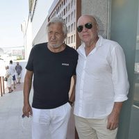 Marc Ostarcevic en la capilla ardiente de Ángel Nieto
