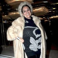 Nati Mistral en un acto público