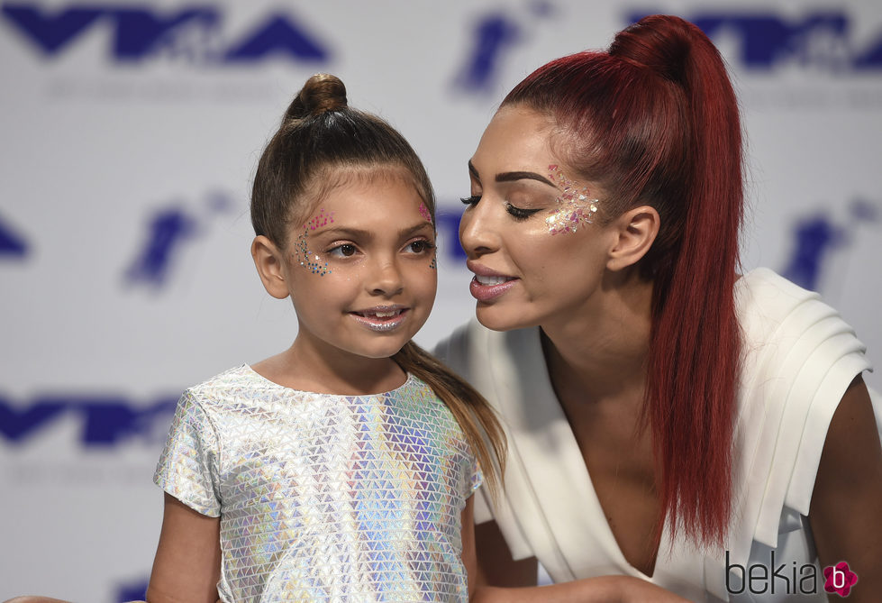 Farrah Abraham y su hija Sophia en los MTV VMA 2017