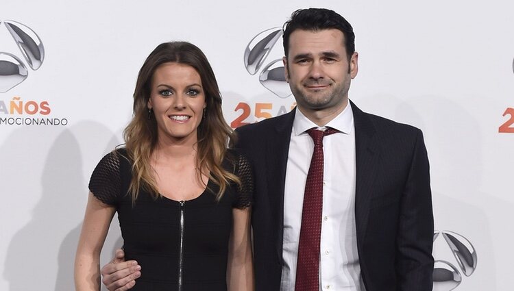 Iñaki López y Andrea Ropero en la fiesta del 25 aniversario de Antena 3