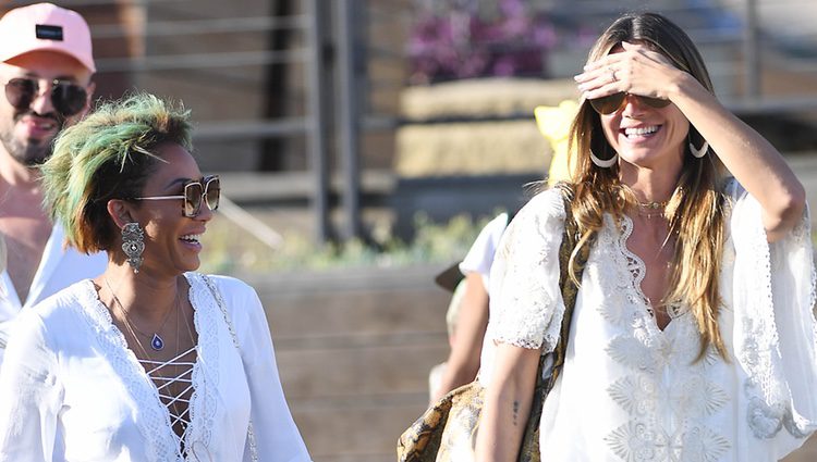 Mel B y Heidi Klum en Malibú