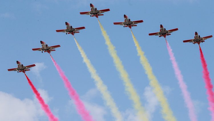Exhibición aérea por el Día de la Hispanidad 2017