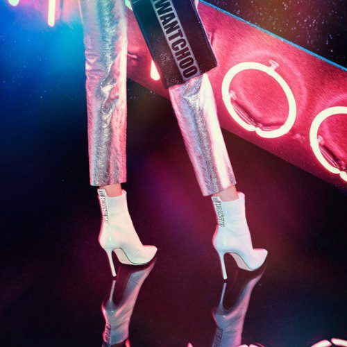 Botín calcetín blanco de la colección 'I Want Choo' de Jimmy Choo