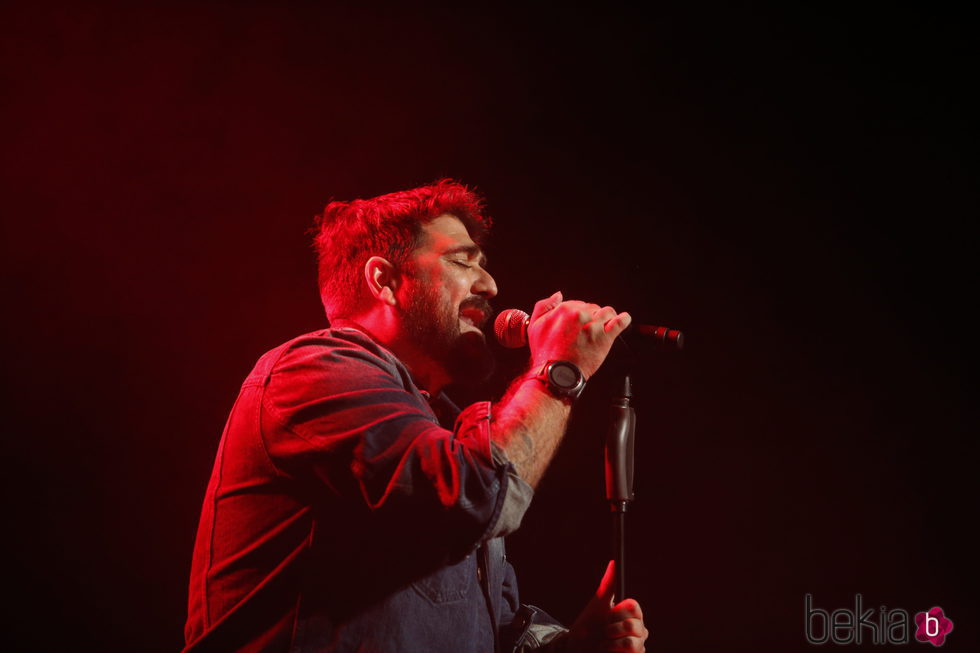 Antonio Orozco actuando en Alcobendas con su gira 'Destino'