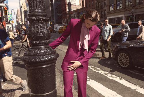 Traje de chaqueta de la colección 'Mid-Town Warm Up' de Zara