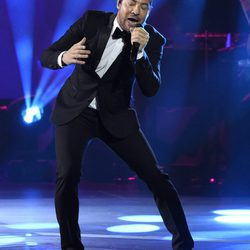 David Bisbal actuando en la entrega del Premio Persona del Año 2017 de los Grammy Latinos