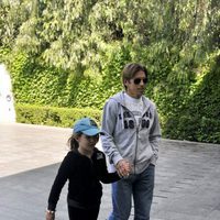 Alba Díaz de niña con su padre, Manuel Díaz 'El Cordobés'