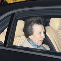 La Princesa Ana en el almuerzo de Navidad 2017 en Buckingham Palace
