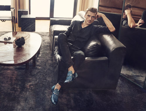 Clément Chabernaud modelo de la nueva colección de Jimmy Choo primavera/verano 2018