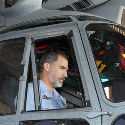 El Rey Felipe en la Base Aérea de Gando en Gran Canaria