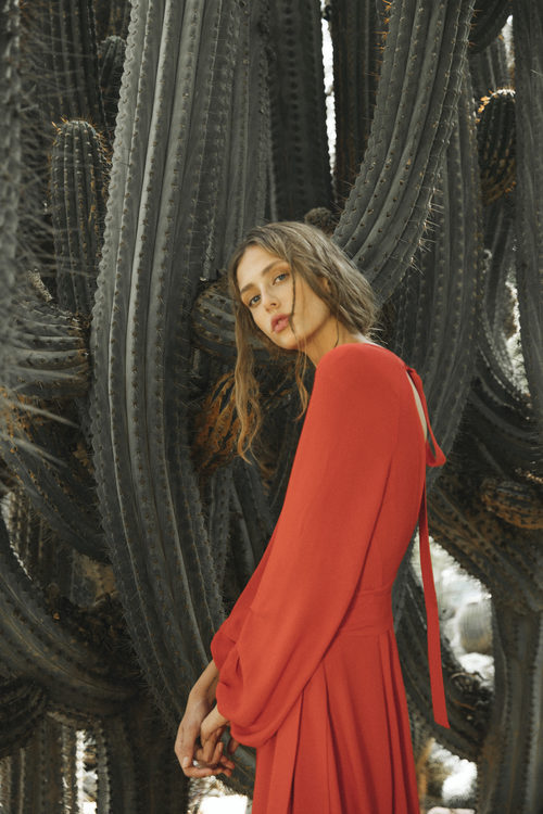 Vestido rojo de Intropia de su temporada primavera/verano 2018