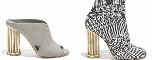 Botines cerreto y sandalias Abriola grises de la colección SS18 de Salvatore Ferragamo