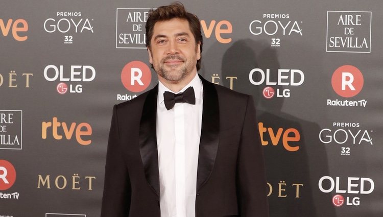 Javier Bardem en la alfombra roja de los Premios Goya 2018