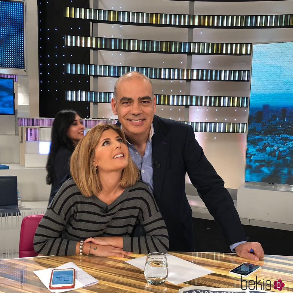 Nacho Abad y Bárbara Royo en 'Espejo Público'