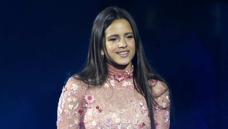La cantante Rosalía en un concierto