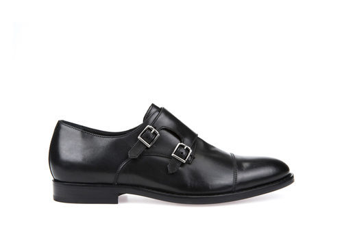 Zapatos Hampstead negros de la colección primavera/verano 2018 de GEox