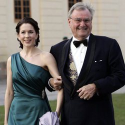 Enrique de Dinamarca con su nuera Mary de Dinamarca