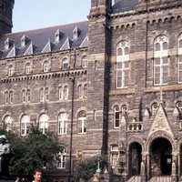 El Rey Felipe en Georgetown cuando era joven