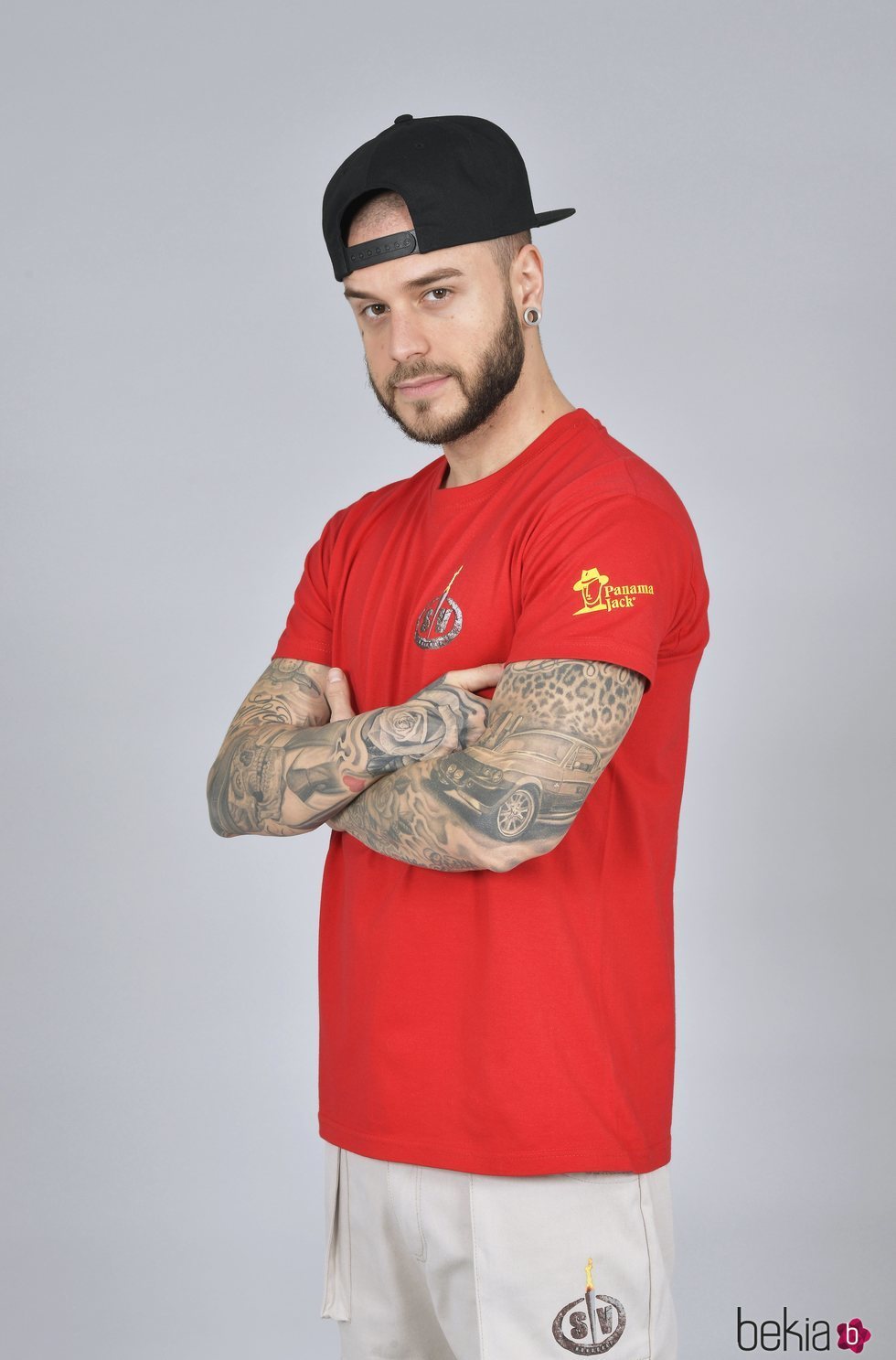 Adrián Rodríguez en la foto oficial de 'Supervivientes 2018'