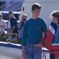 El Rey Felipe y la Infanta Cristina de jóvenes